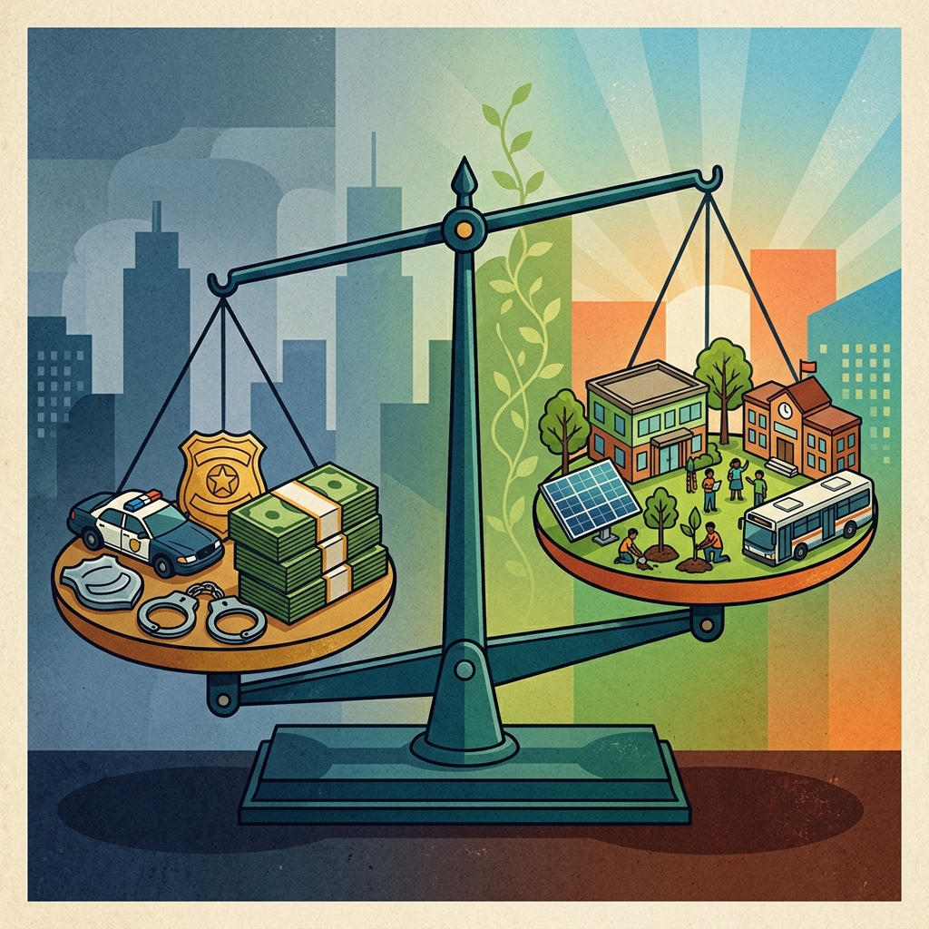 How local governments are shifting funds to build equitable public safety.