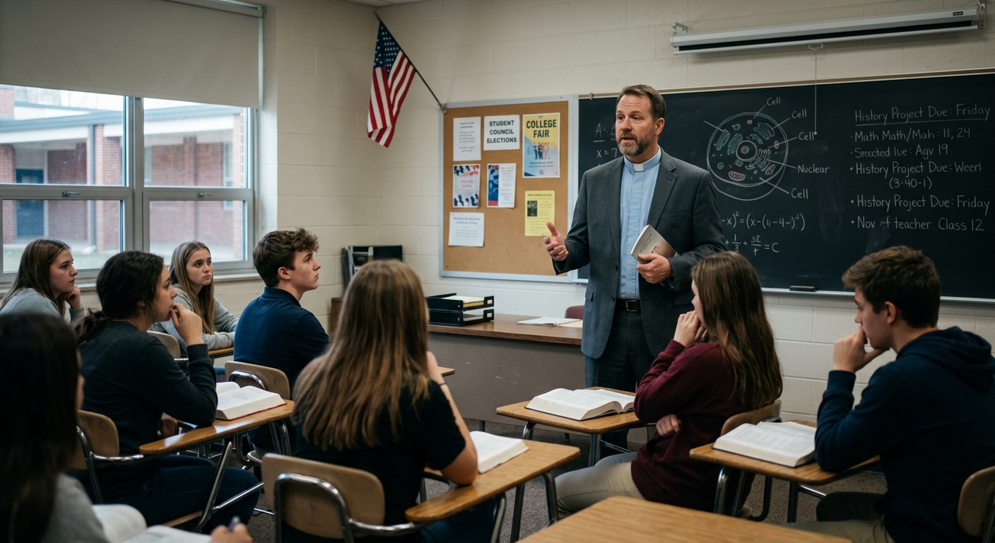 Examining the risks of religious chaplains in secular public schools.