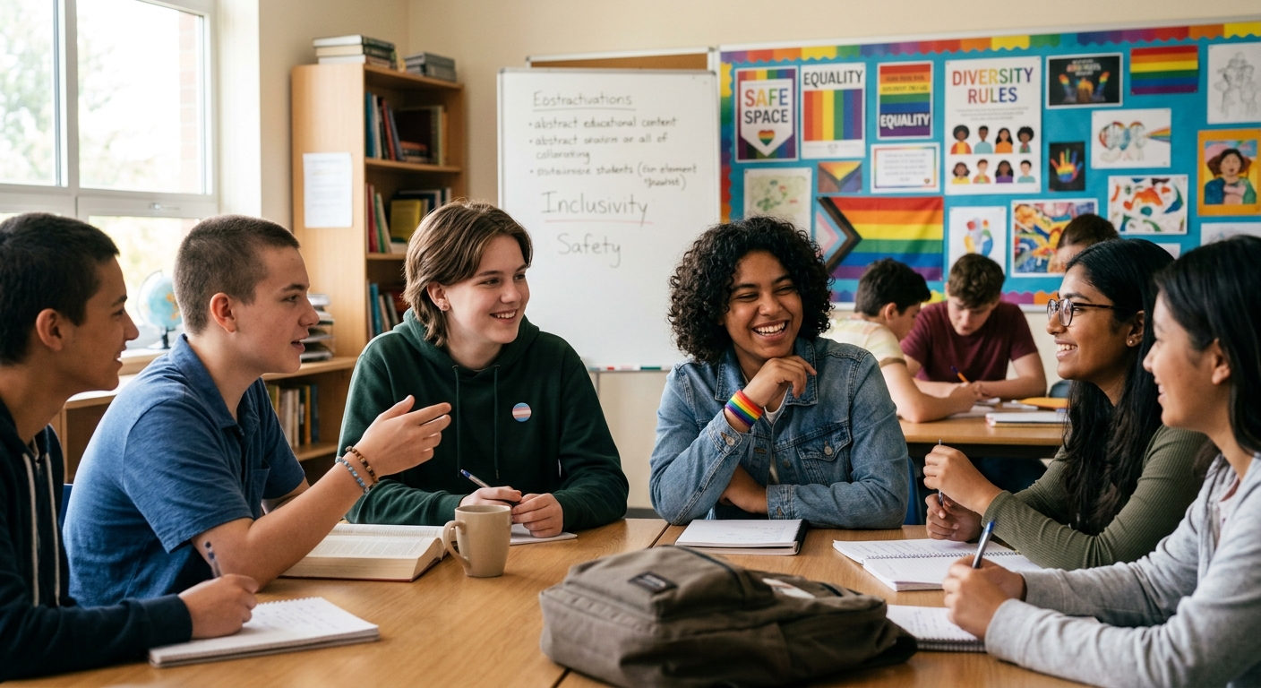 Protecting privacy and promoting inclusive school policies for LGBTQ+ youth.