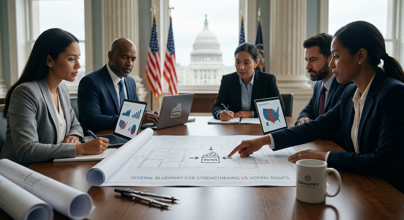Strengthening US Voting Rights: A Federal Blueprint A comprehensive guide to federal actions protecting American voting rights.