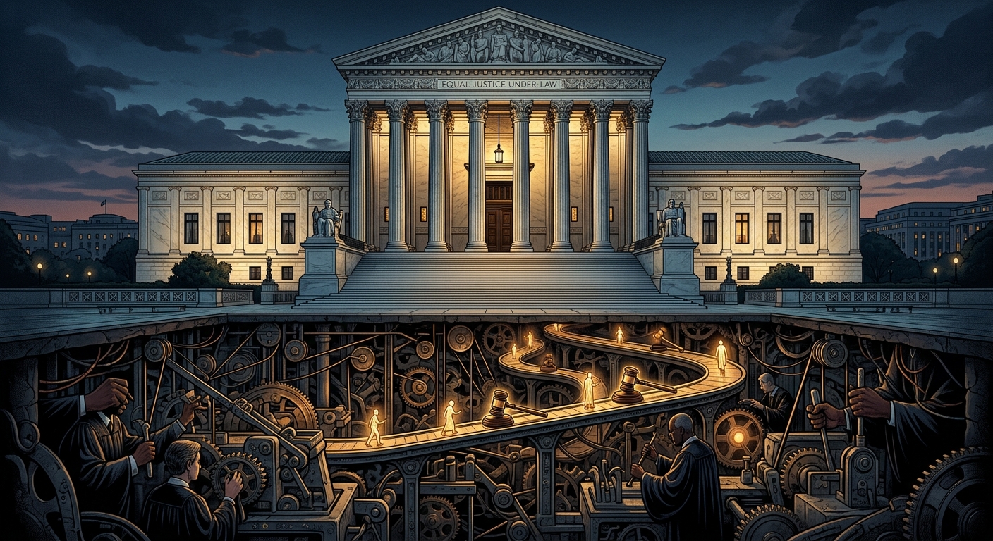 How unsigned, emergency rulings are reshaping American law far away from the public eye.