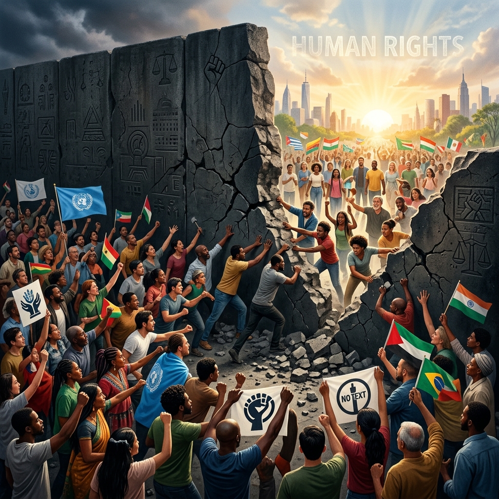Shifting the paradigm from domestic civil rights to universal human rights.