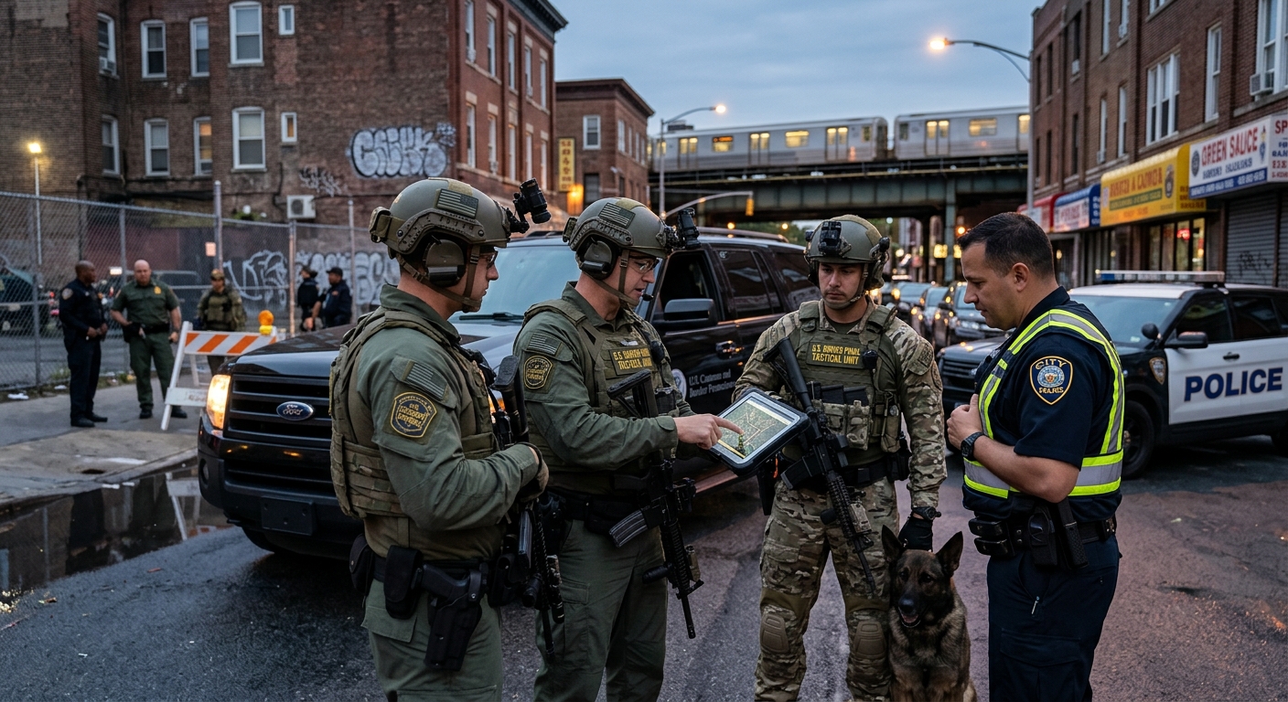 Analyzing the deployment of elite border units to sanctuary jurisdictions.