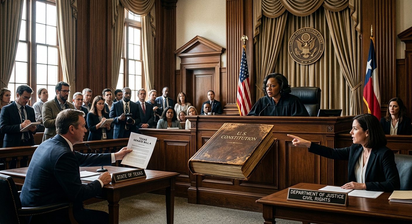 Analyzing the legal and human rights implications of Texas's SB 4 law.