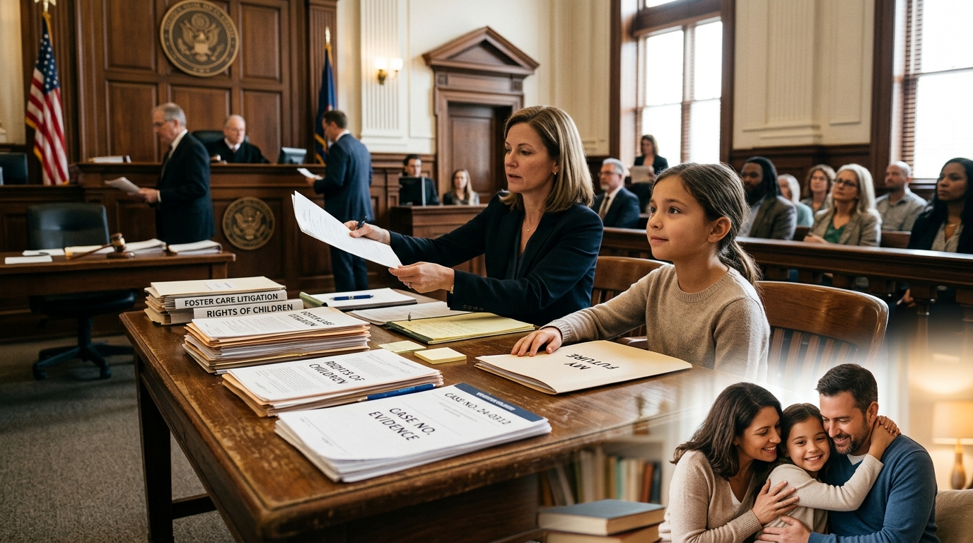 How class-action civil rights lawsuits drive state child welfare reforms.