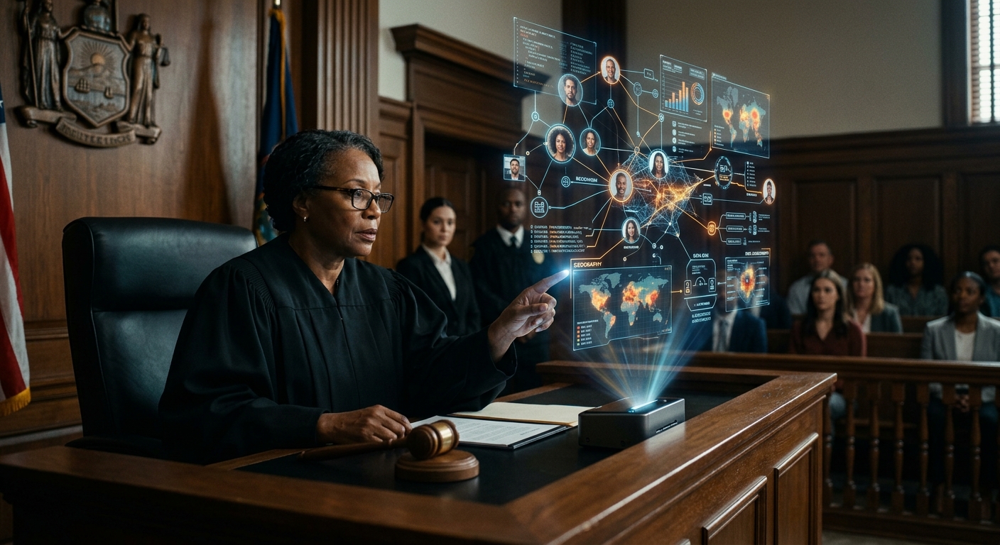 How AI and risk assessments embed historical biases into criminal justice.