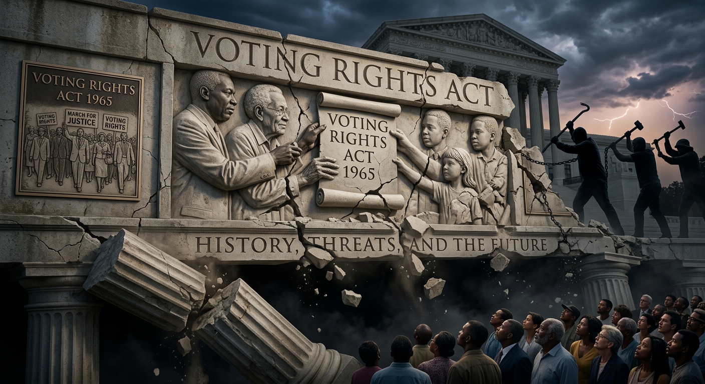 Exploring the systematic dismantling of the Voting Rights Act.