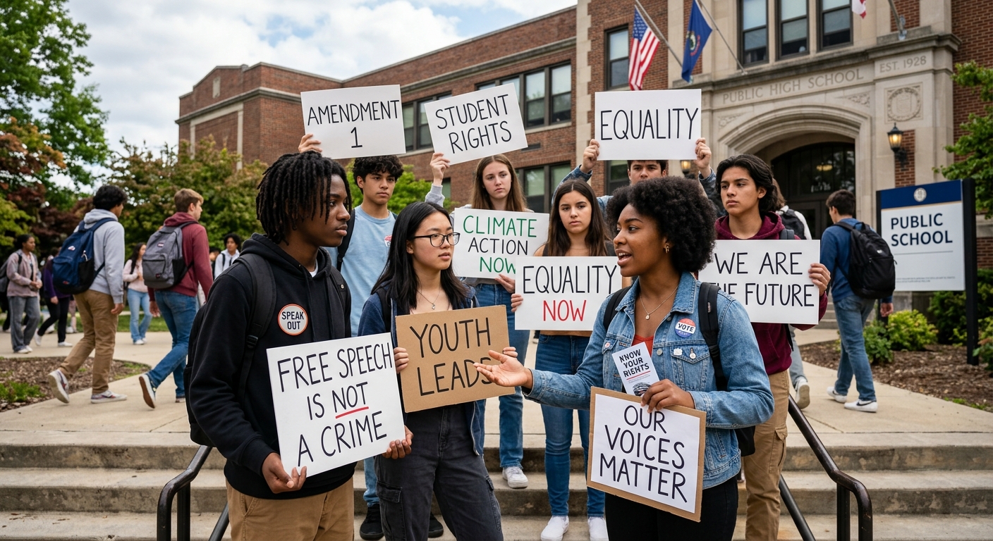 Understanding the boundaries of the First Amendment for student protesters.