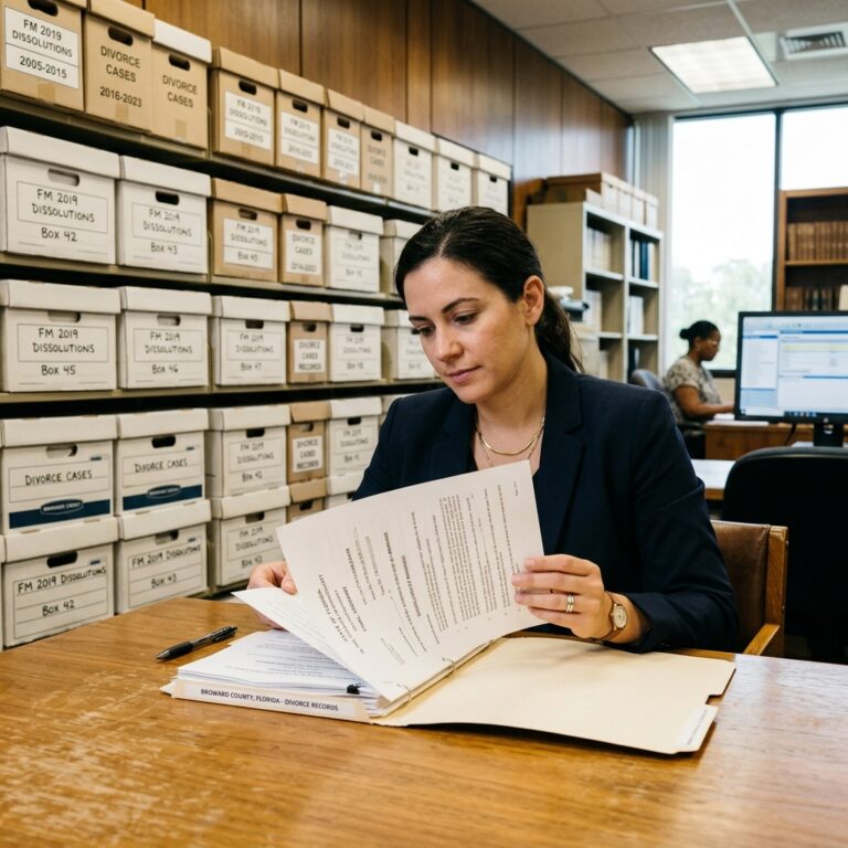Accessing Broward County Divorce Records