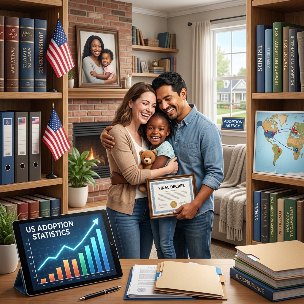 Adoption in the United States: Numbers, Laws, and Emerging Trends A data-driven overview of adoption in America, exploring who is adopted, how laws are changing, and what trends mean for families and policymakers.