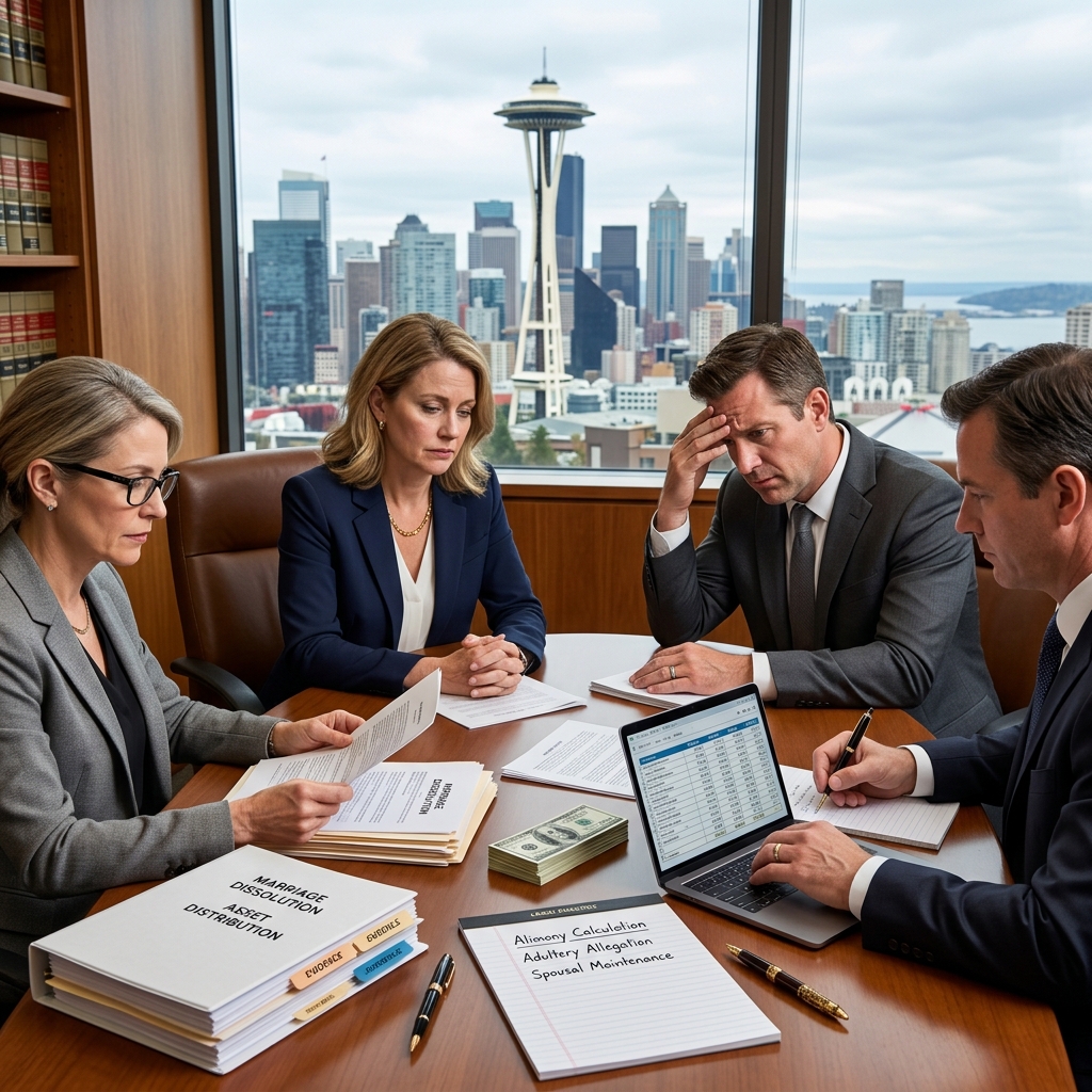 Understand how adultery interacts with alimony, property division, custody, and support in Washington’s no-fault divorce system.