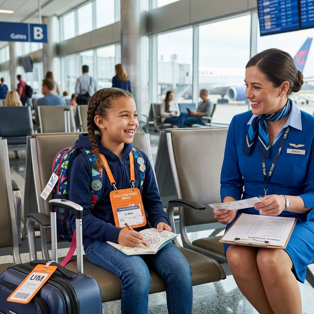 A practical legal and safety guide for parents planning airline travel for children flying without an adult companion.