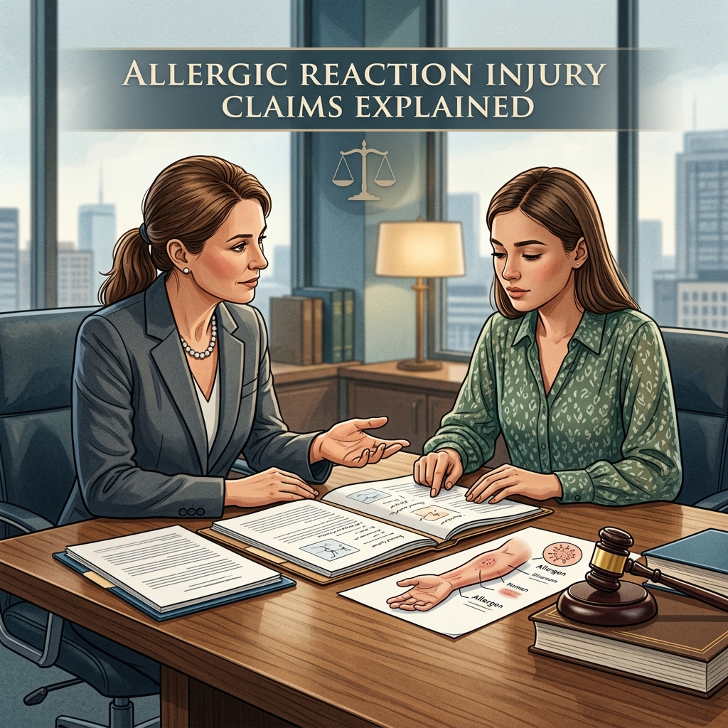 Understand when an allergic reaction may become a legal claim and what evidence matters most.