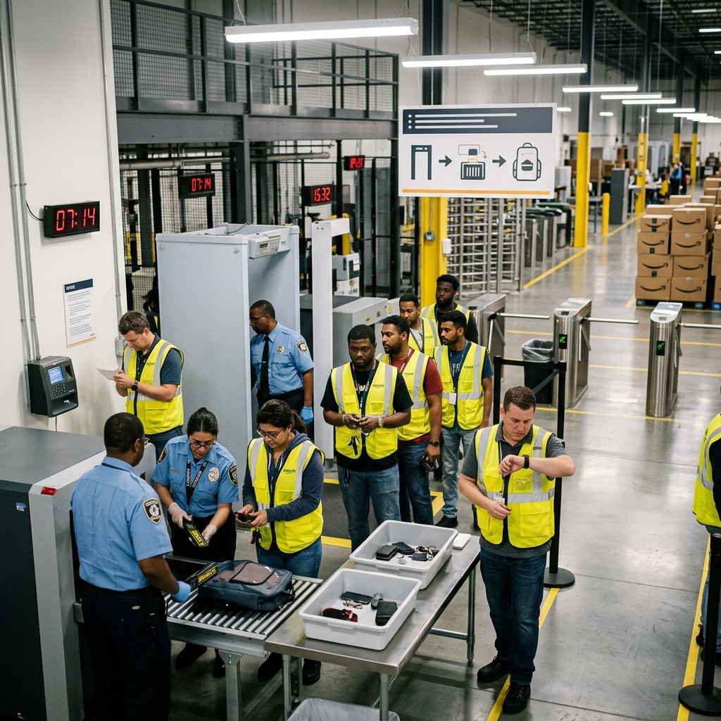 How courts across the United States are reshaping the rules on pay for mandatory workplace security checks.