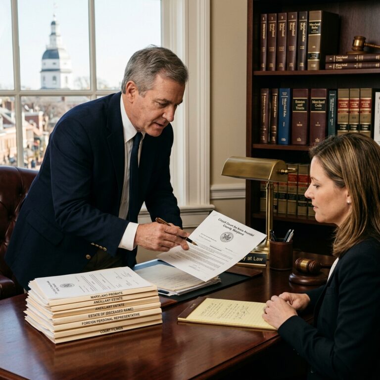 Ancillary Probate and Foreign Personal Representatives in Maryland