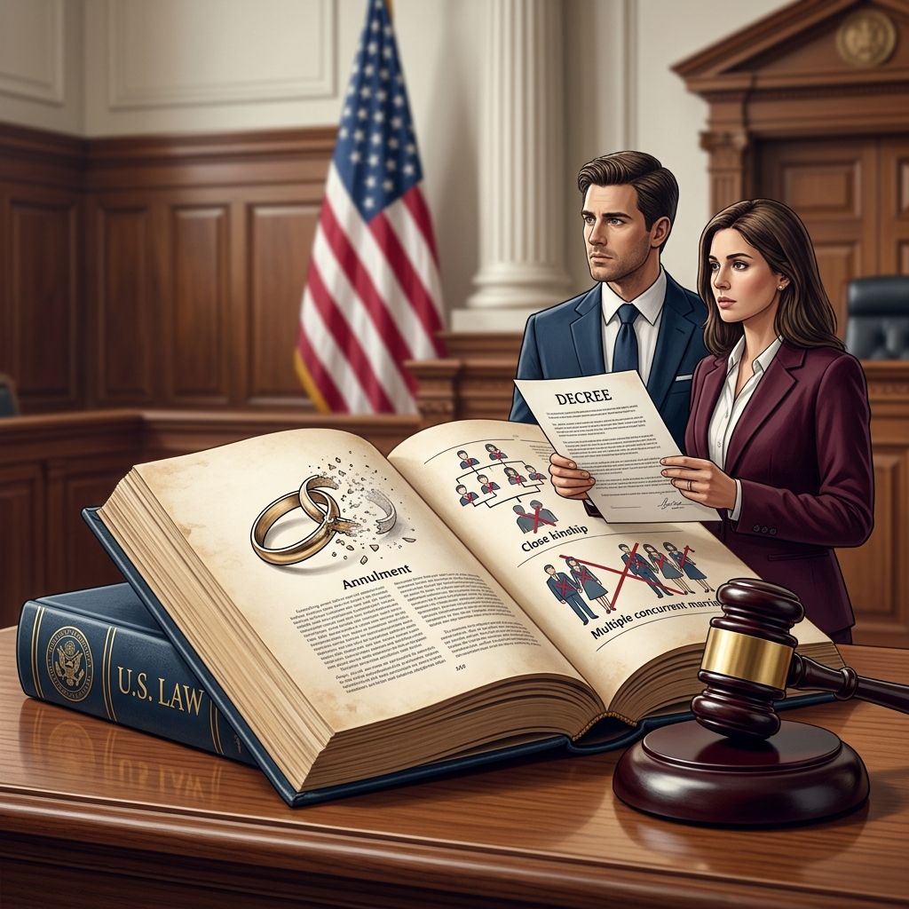 Learn how U.S. state laws treat annulments, prohibited marriages, and the legal consequences of declaring a union void from the start.