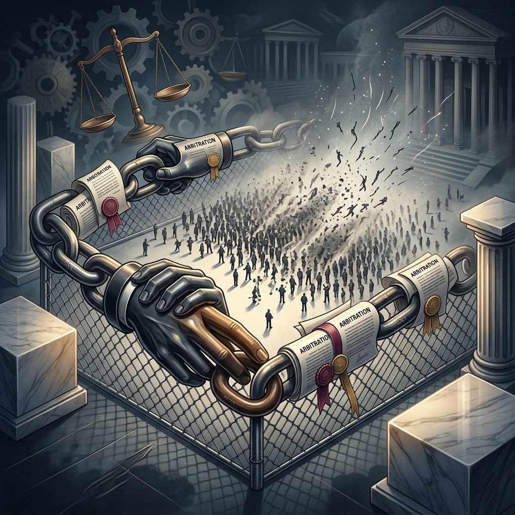 How fine‑print arbitration clauses in everyday consumer contracts are quietly limiting your ability to join class action lawsuits and enforce your rights.