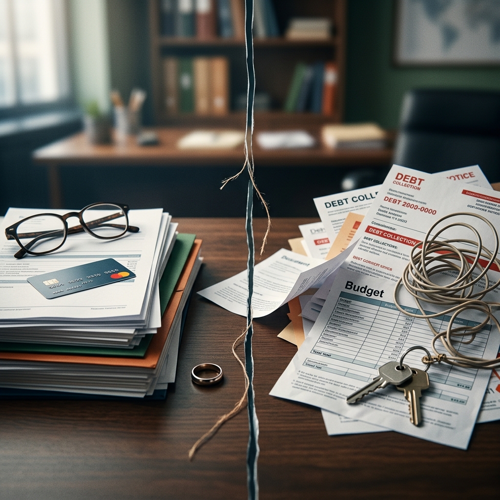 Understand when an ex-partner’s credit cards, loans, and medical bills can legally become your responsibility after divorce.