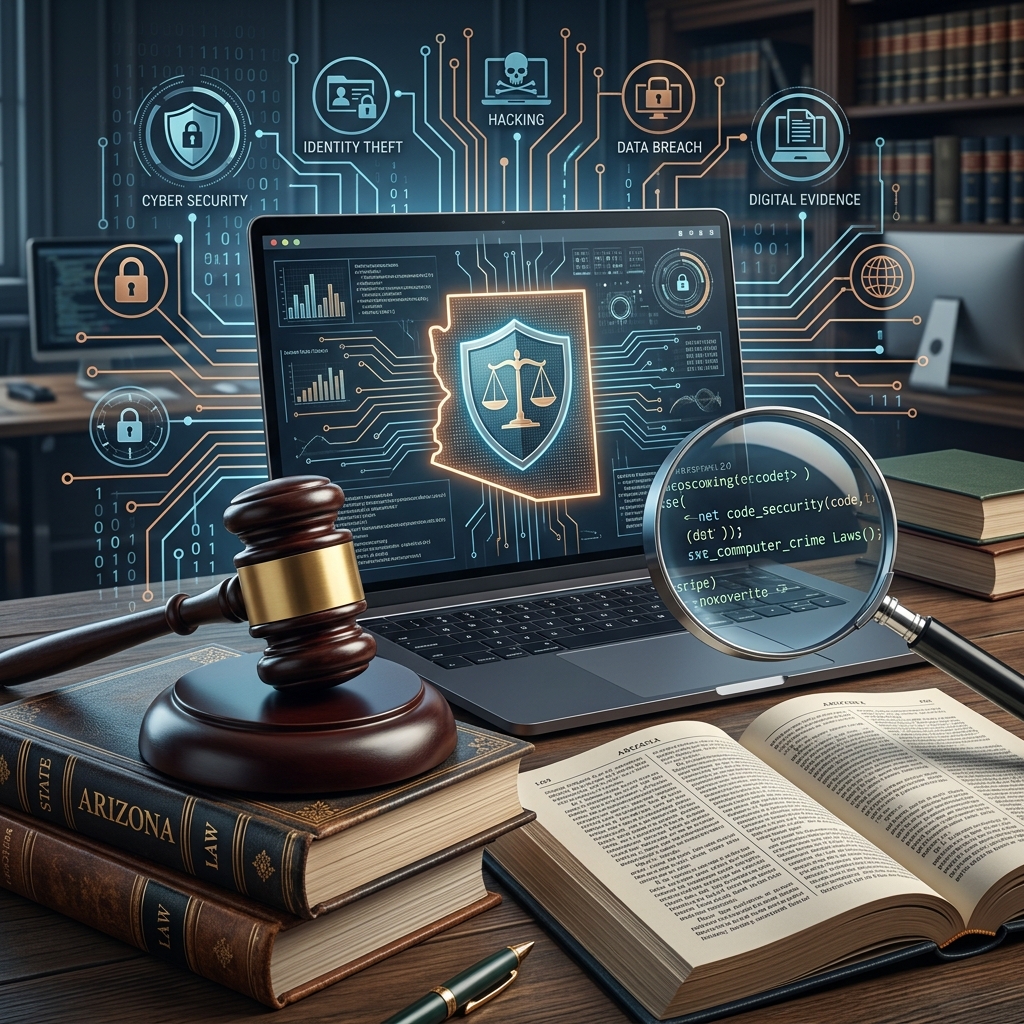 A clear guide to Arizona’s computer crime statutes, penalties, and defenses.