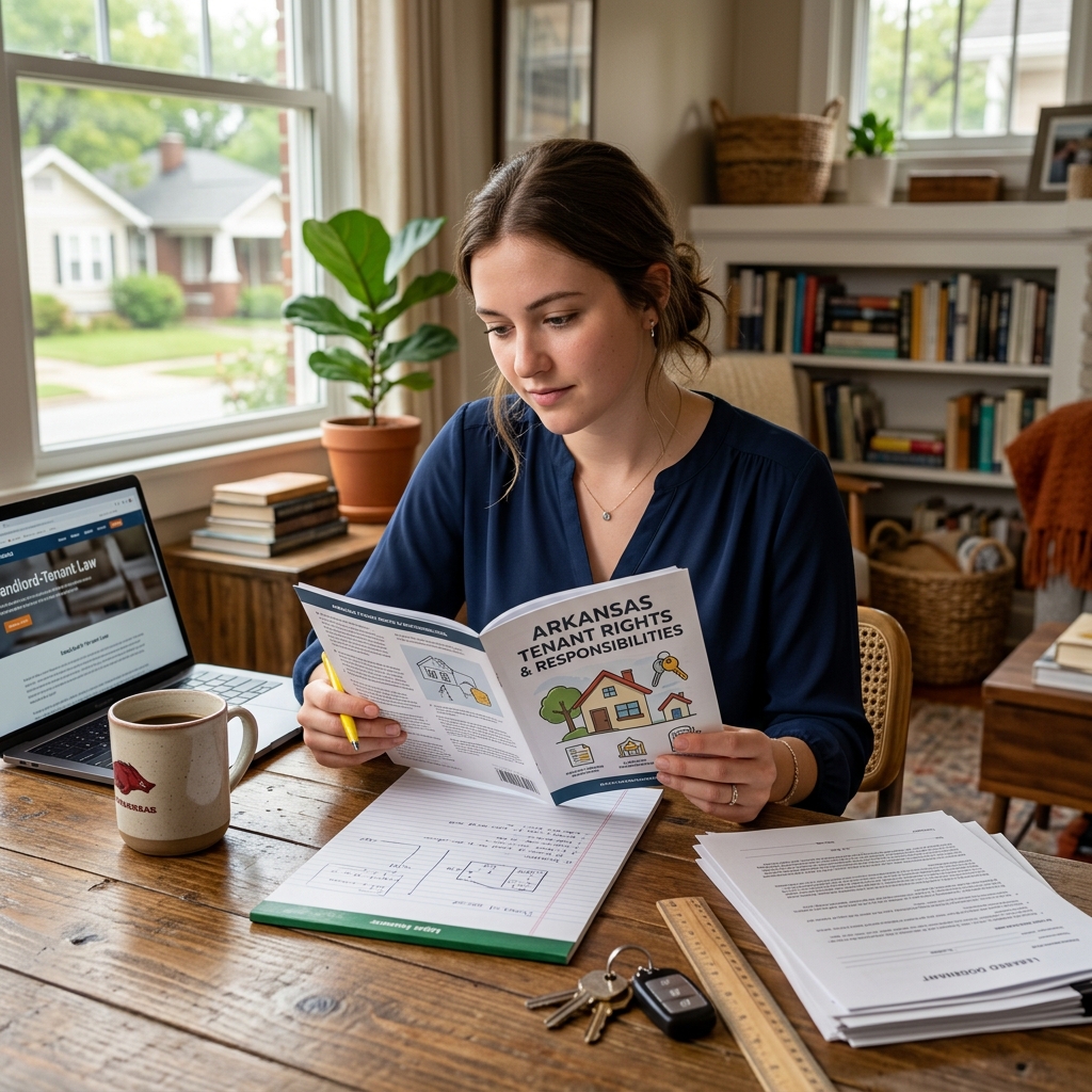 A practical, plain‑language overview of tenant rights, duties, deposits, evictions and fair housing protections under Arkansas law.