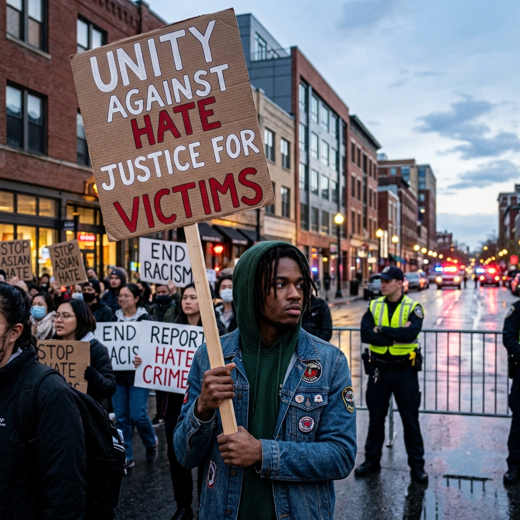 Exploring when offensive language and physical attacks cross the legal line into hate crime territory under modern laws.