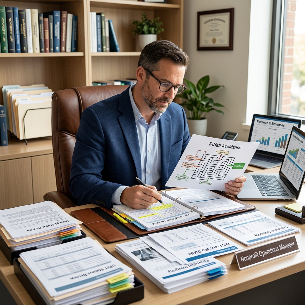 Practical guidance to help nonprofit founders understand, pursue, and preserve federal tax-exempt status without costly missteps.