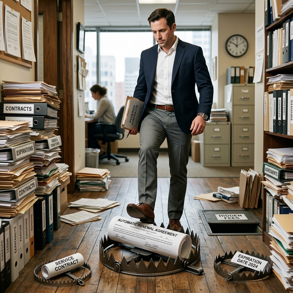 Avoiding Traps in Automatic Contract Renewals Learn how automatic renewal clauses work, why they matter, and how to protect yourself from costly, unwanted contract extensions.