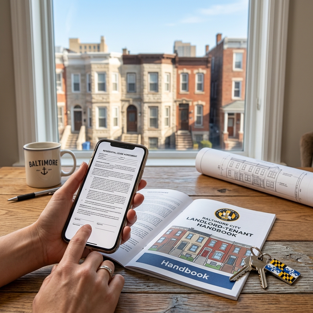 A practical guide to habitability standards, leases, licensing, rent escrow, and eviction rules for tenants and landlords in Baltimore City.