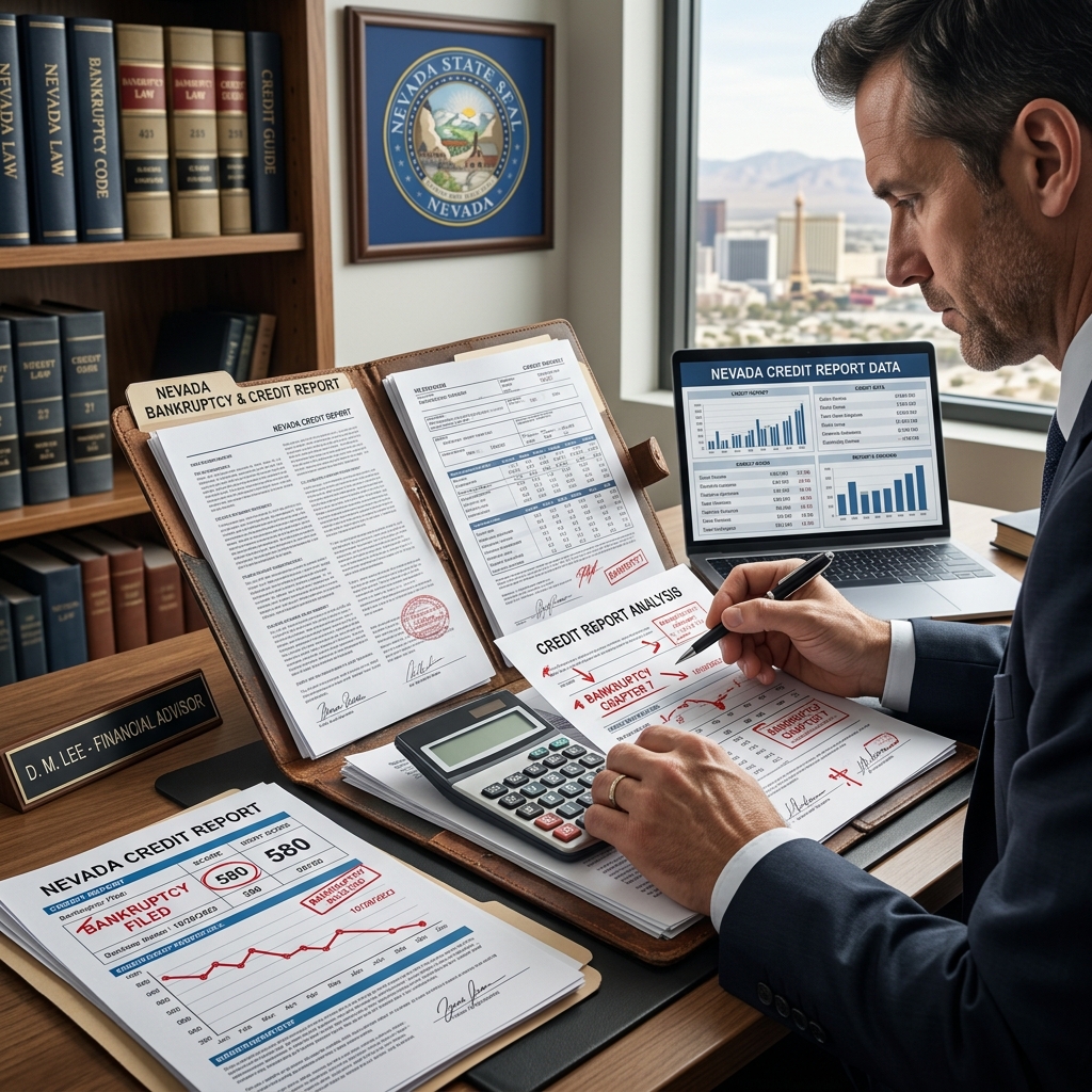 Understand how a Nevada bankruptcy appears on your credit report, how long it stays, and practical steps to rebuild your credit over time.