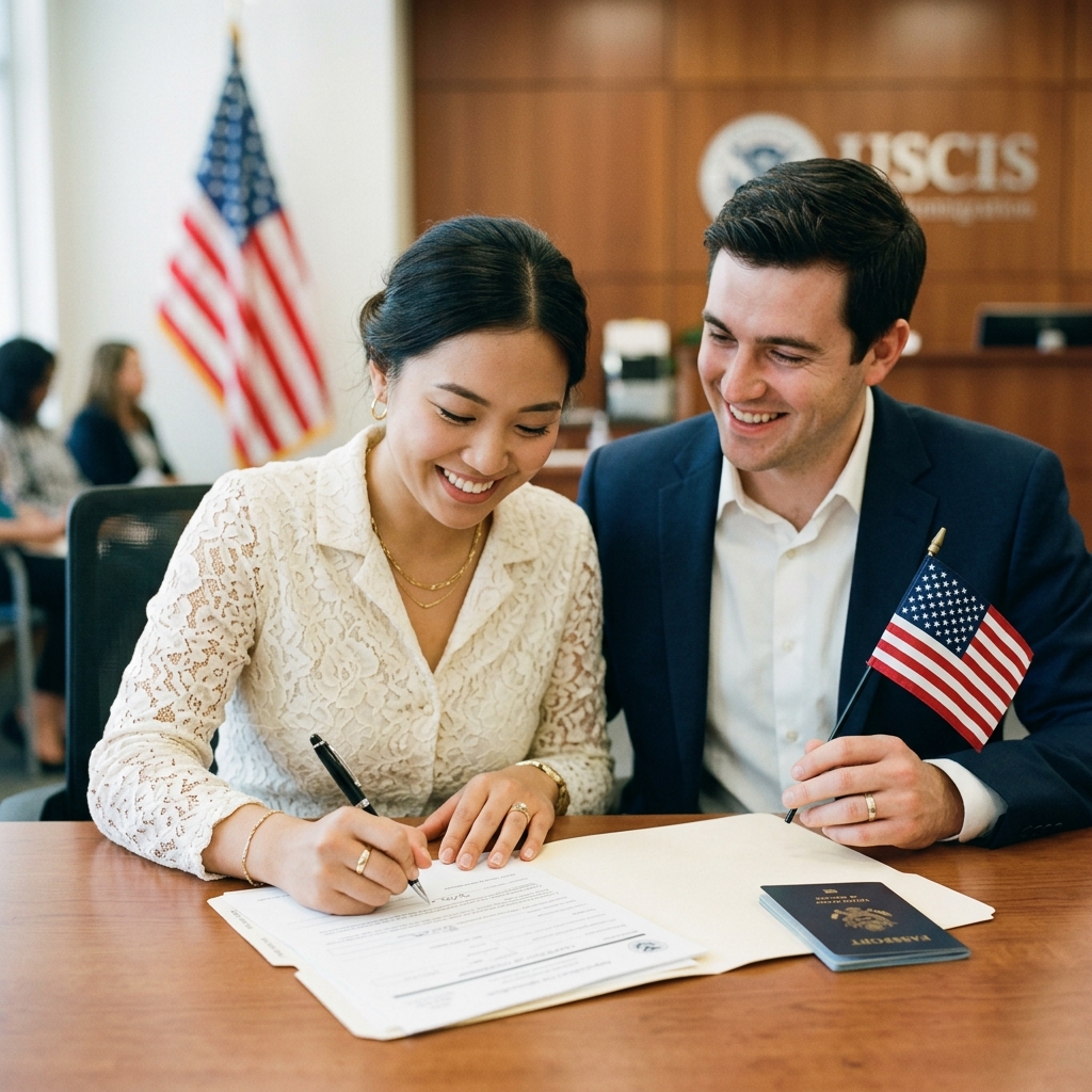 A practical, step-by-step guide to gaining U.S. citizenship through marriage to a U.S. citizen, from green card to naturalization.