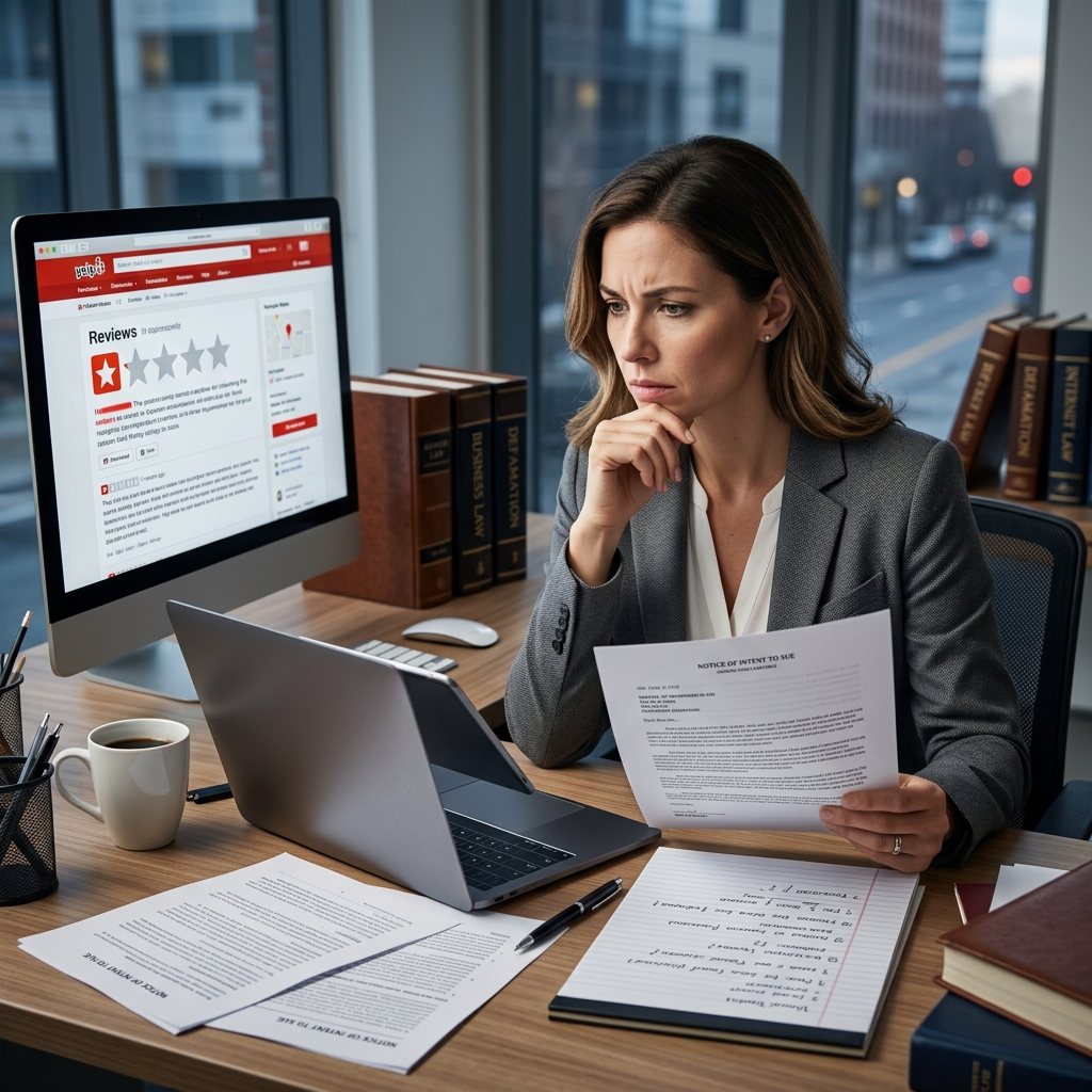 Negative reviews sting, but rushing into a lawsuit can create bigger legal, financial, and reputational problems for your business.