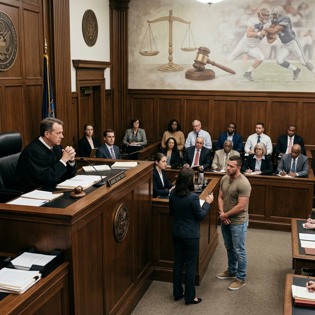 How negligent homicide charges, sports brawls, and trial choices intersect in modern criminal courts.