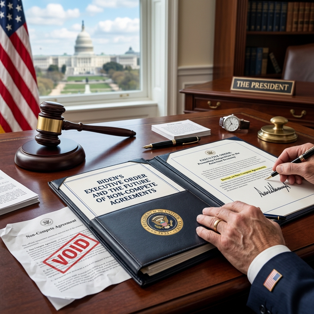 How President Biden’s competition-focused executive order reshaped the debate over non-compete agreements and worker mobility nationwide.