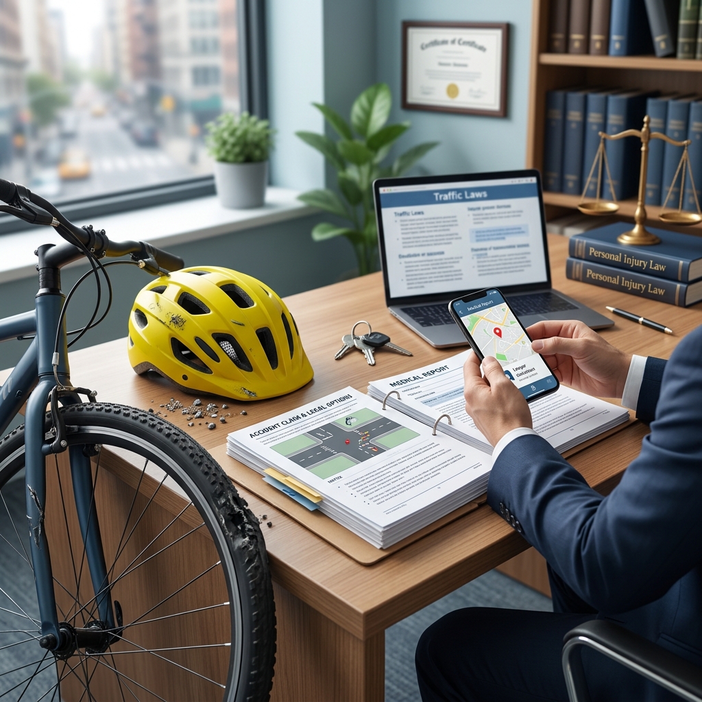 Learn how bicycle accident victims can pursue insurance benefits, document losses, and decide when legal action is necessary.