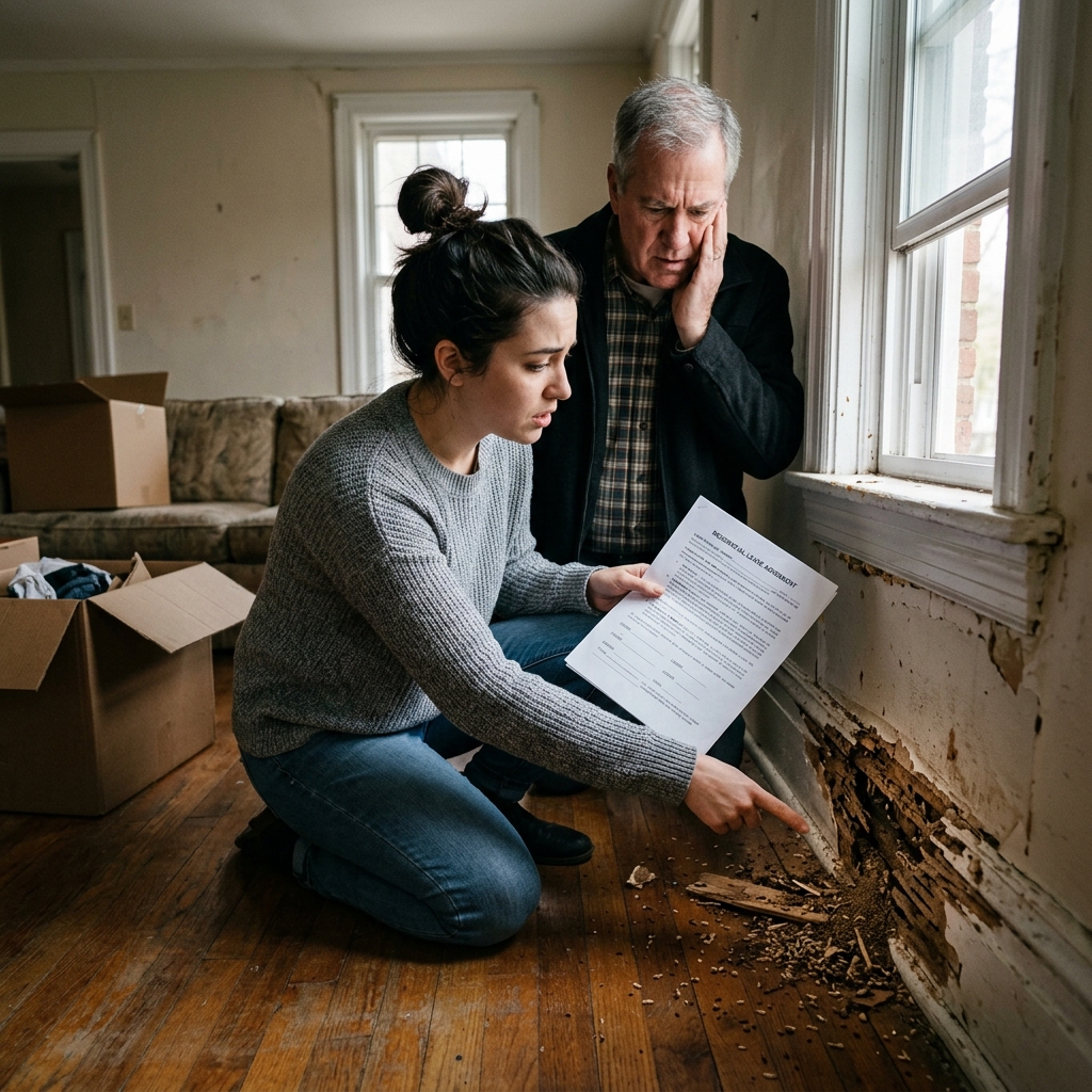 Understand when termite problems can justify leaving a rental and what proof tenants should keep.