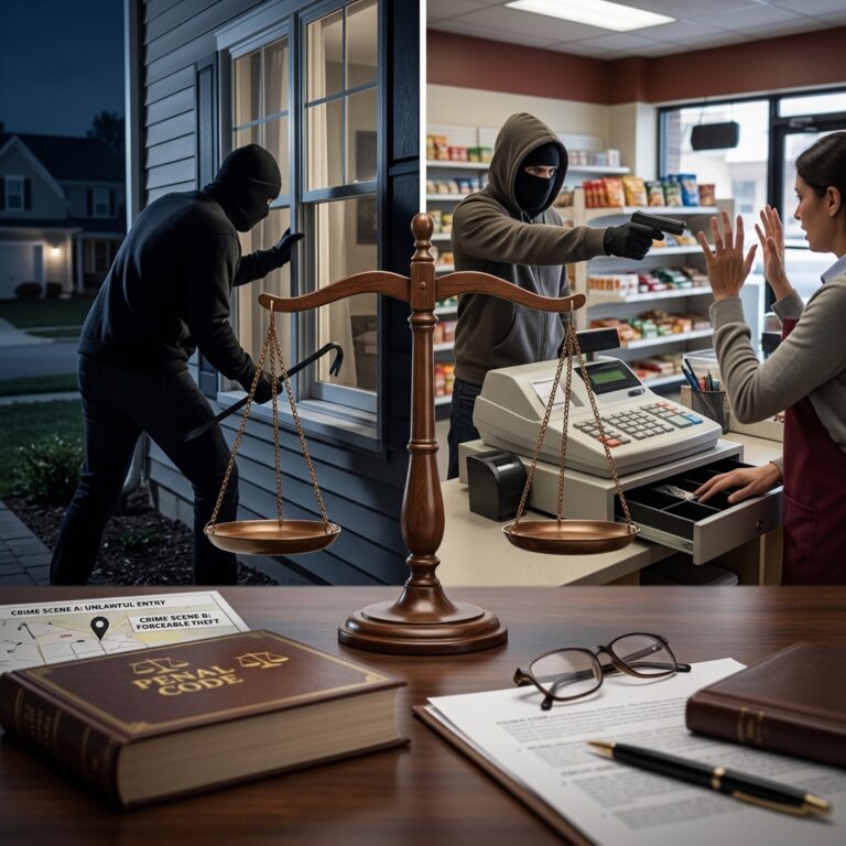 Burglary vs. Robbery: How the Law Distinguishes These Crimes