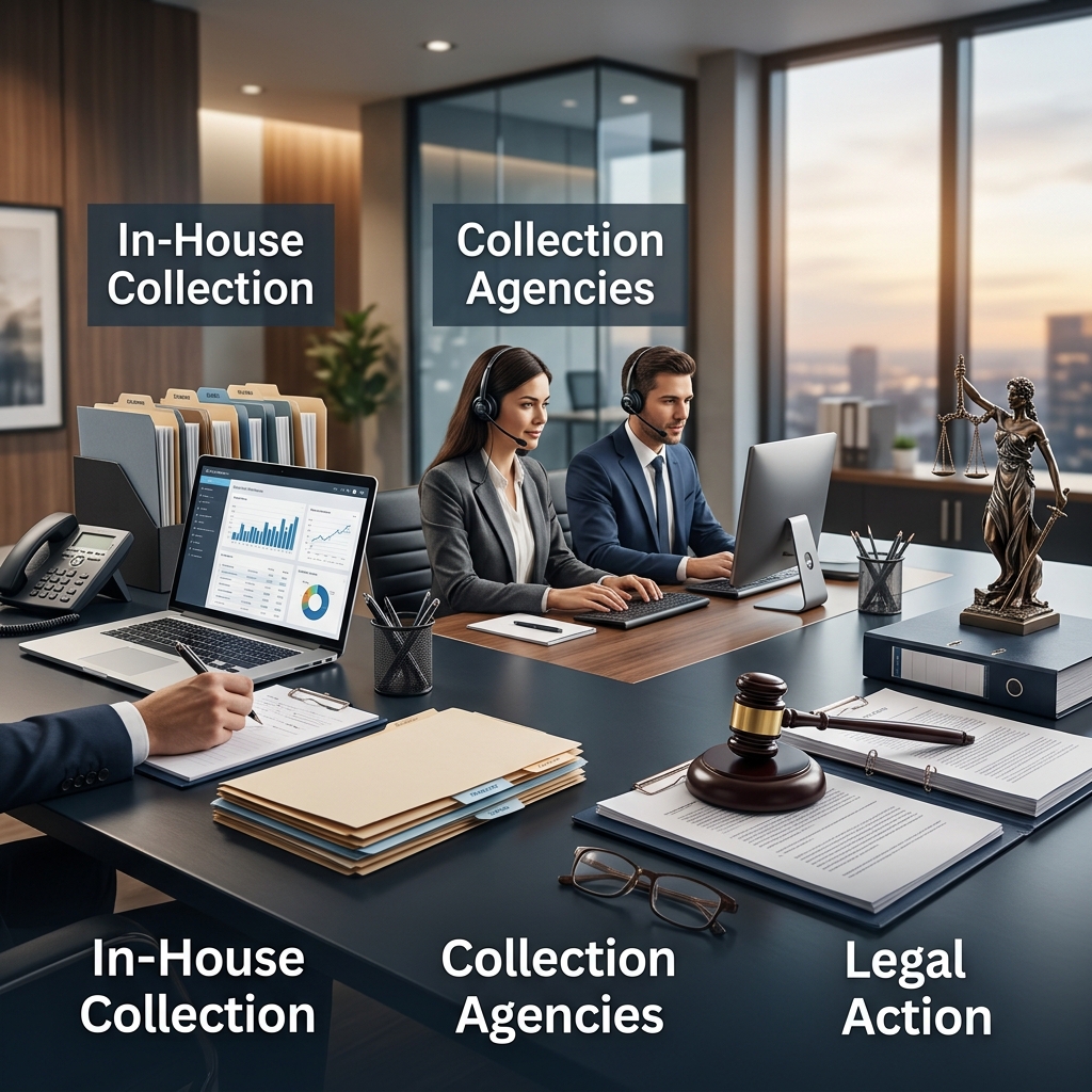 Practical ways for businesses to recover overdue payments while protecting cash flow and client relationships.