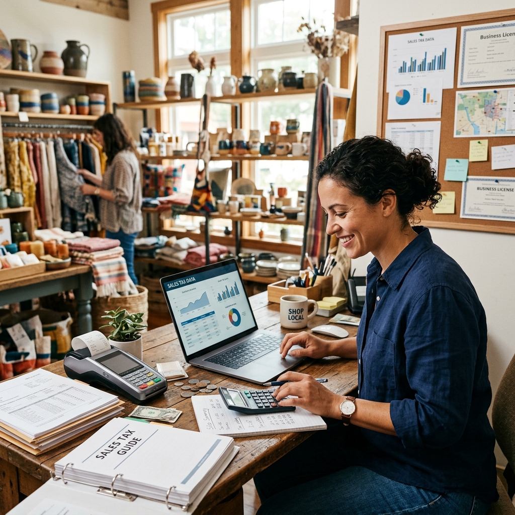 A practical sales tax guide to help small business owners correctly calculate, collect, report, and remit sales tax in multiple states and channels.