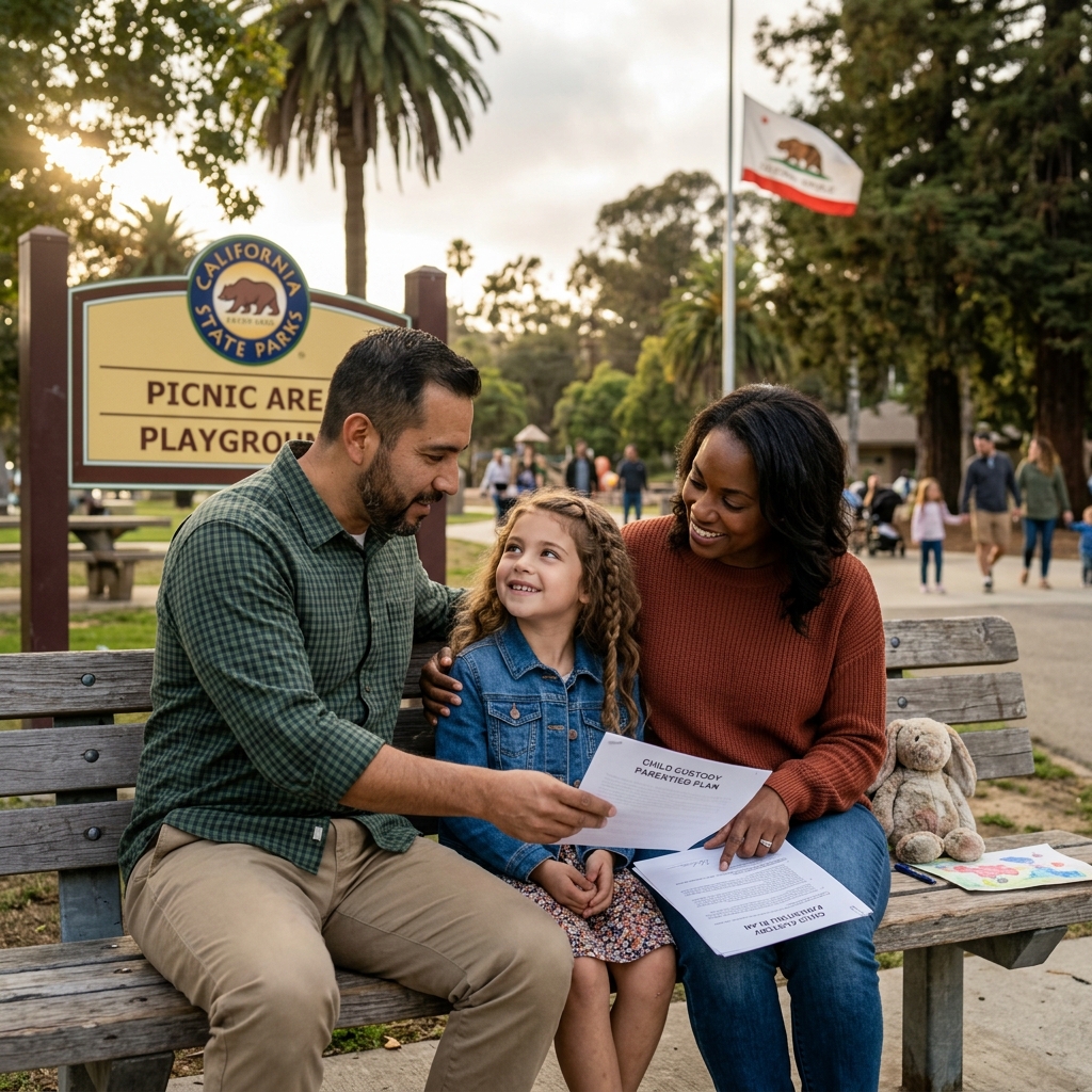 A practical guide to parenting plans, custody types, and court standards in California.