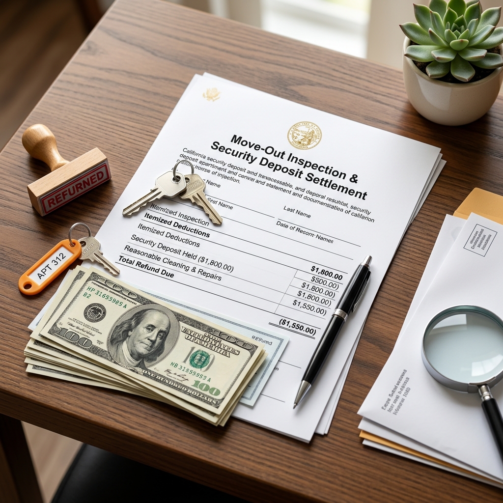 Understand how California handles deposit refunds, deductions, deadlines, and tenant remedies.