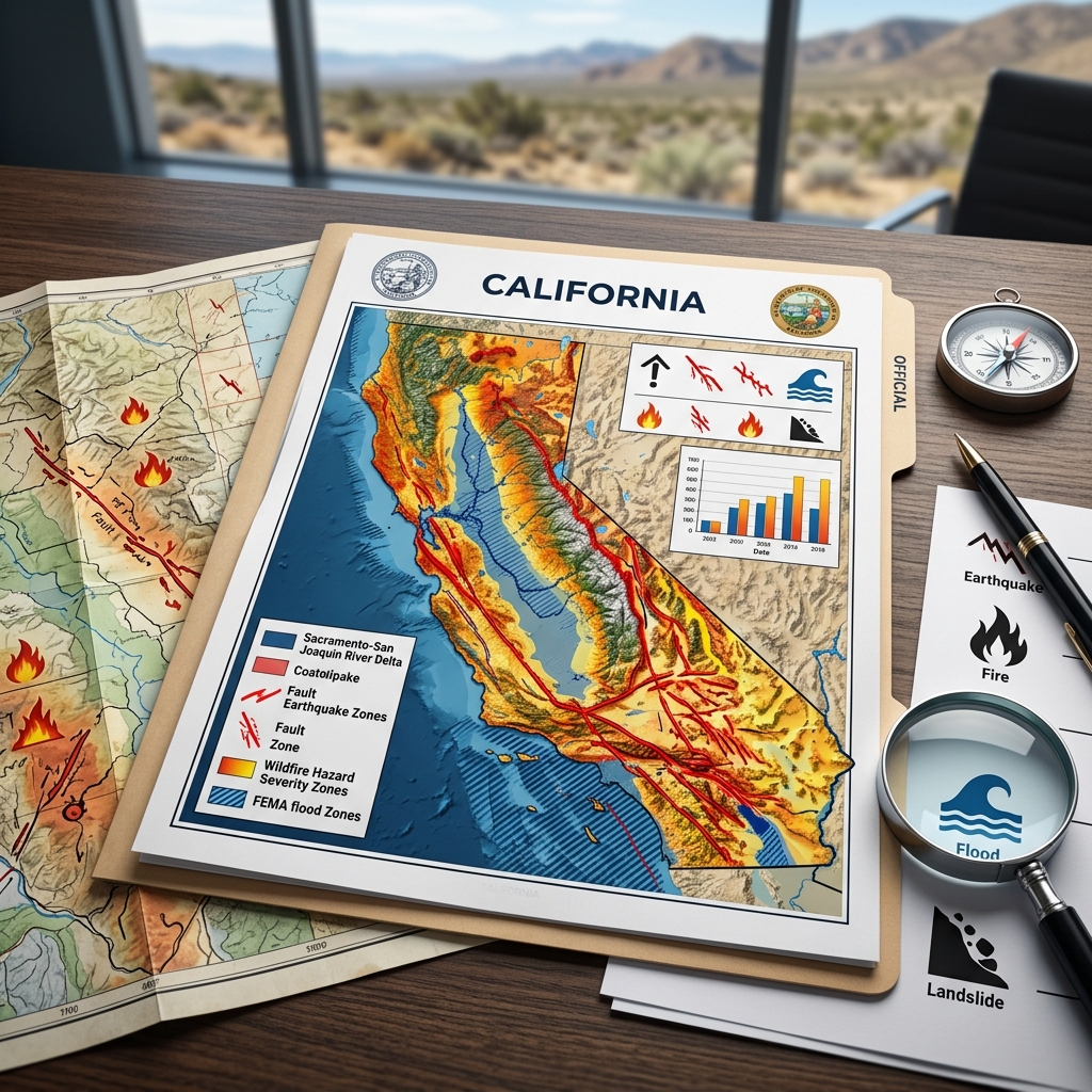 How California disclosure rules help buyers understand fault, flood, fire, and other mapped hazards before closing.