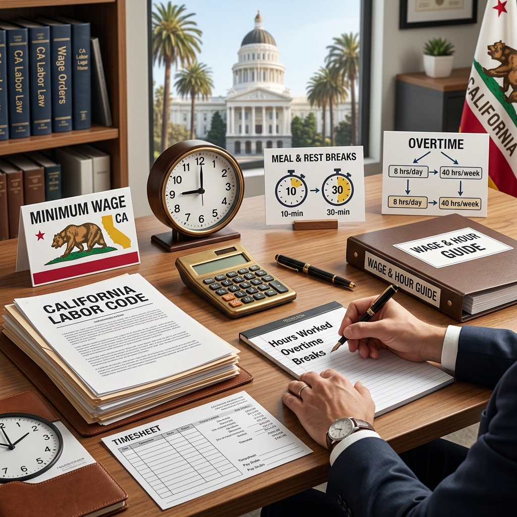 A practical guide to how federal wage rules interact with California’s stronger worker protections.