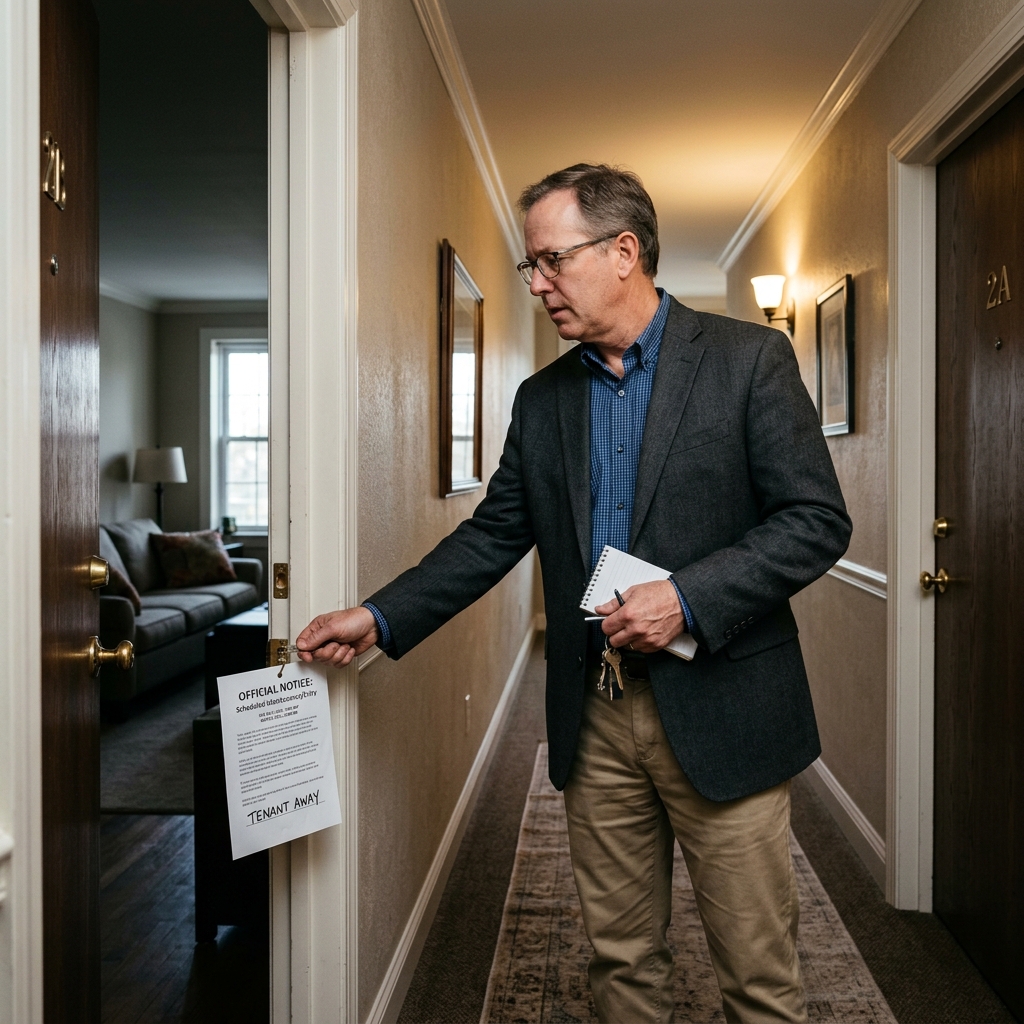 Understand when a landlord may lawfully enter a rental unit while the tenant is absent.