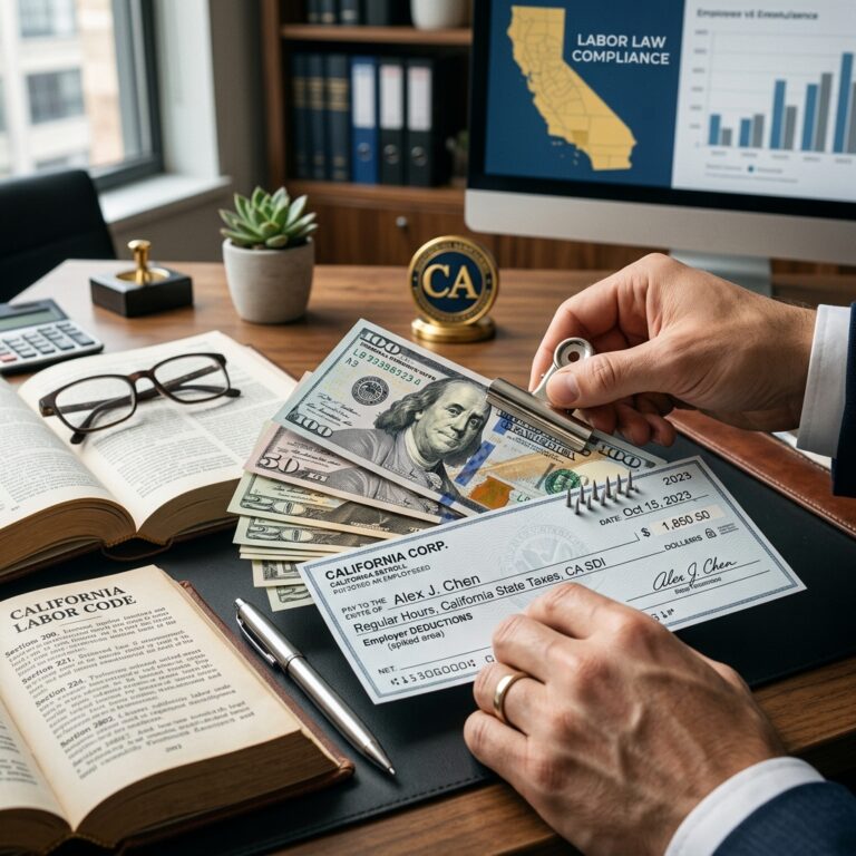 Can Employers Dock Paychecks in California?