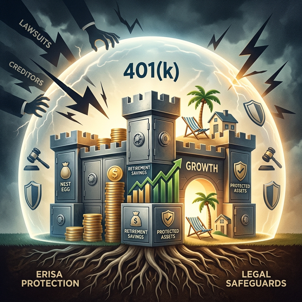 A practical guide to how lawsuits and creditors interact with 401(k)s, IRAs, and other retirement accounts—and what you can do to protect them.