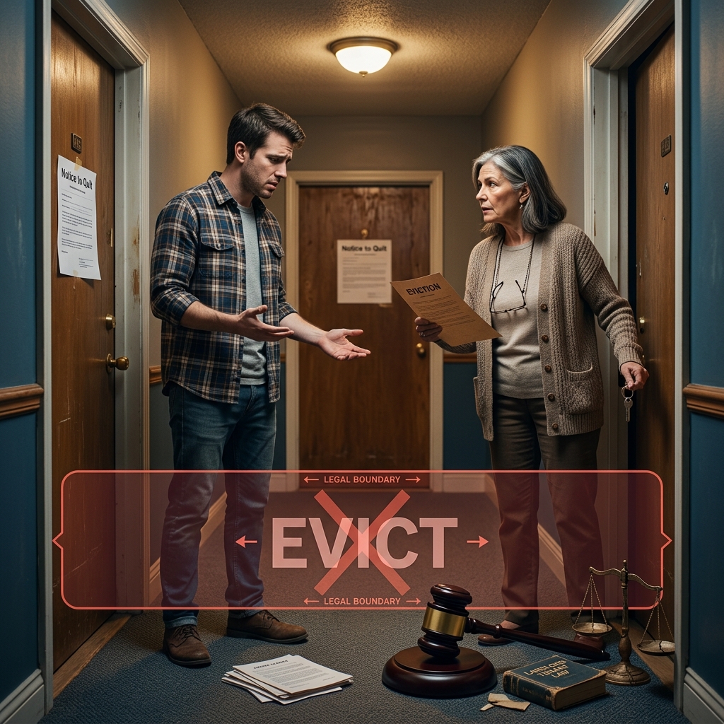 Learn when a tenant may remove a roommate or co-tenant, why self-help evictions are illegal, and how to use lawful options instead.