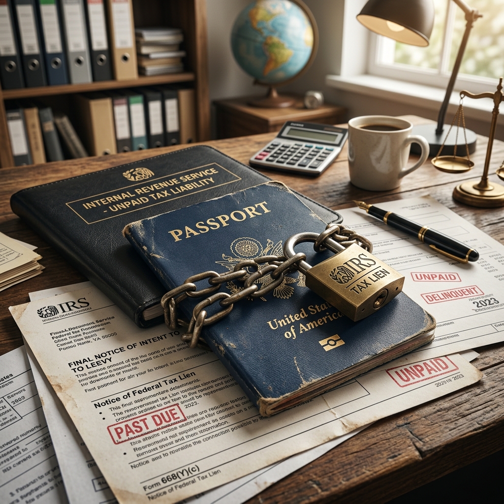 How seriously delinquent federal tax debt can trigger passport denial or revocation and the practical steps to protect your right to travel.