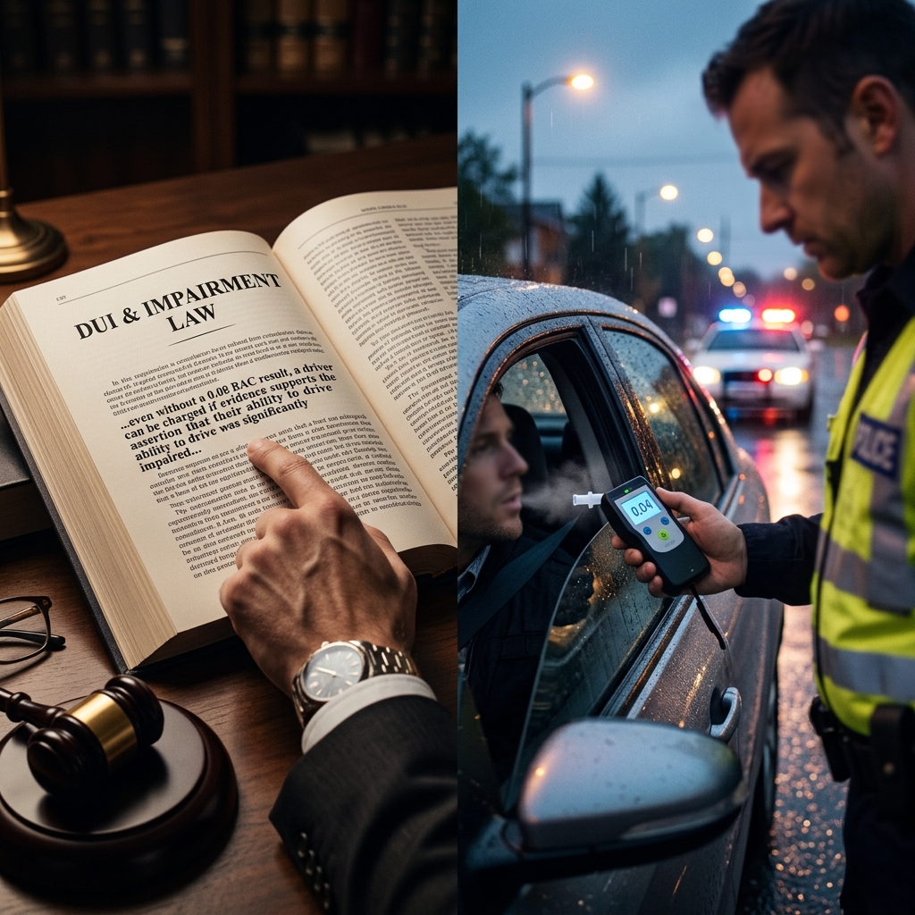 A lower BAC does not always end a DUI case when impairment evidence still exists.