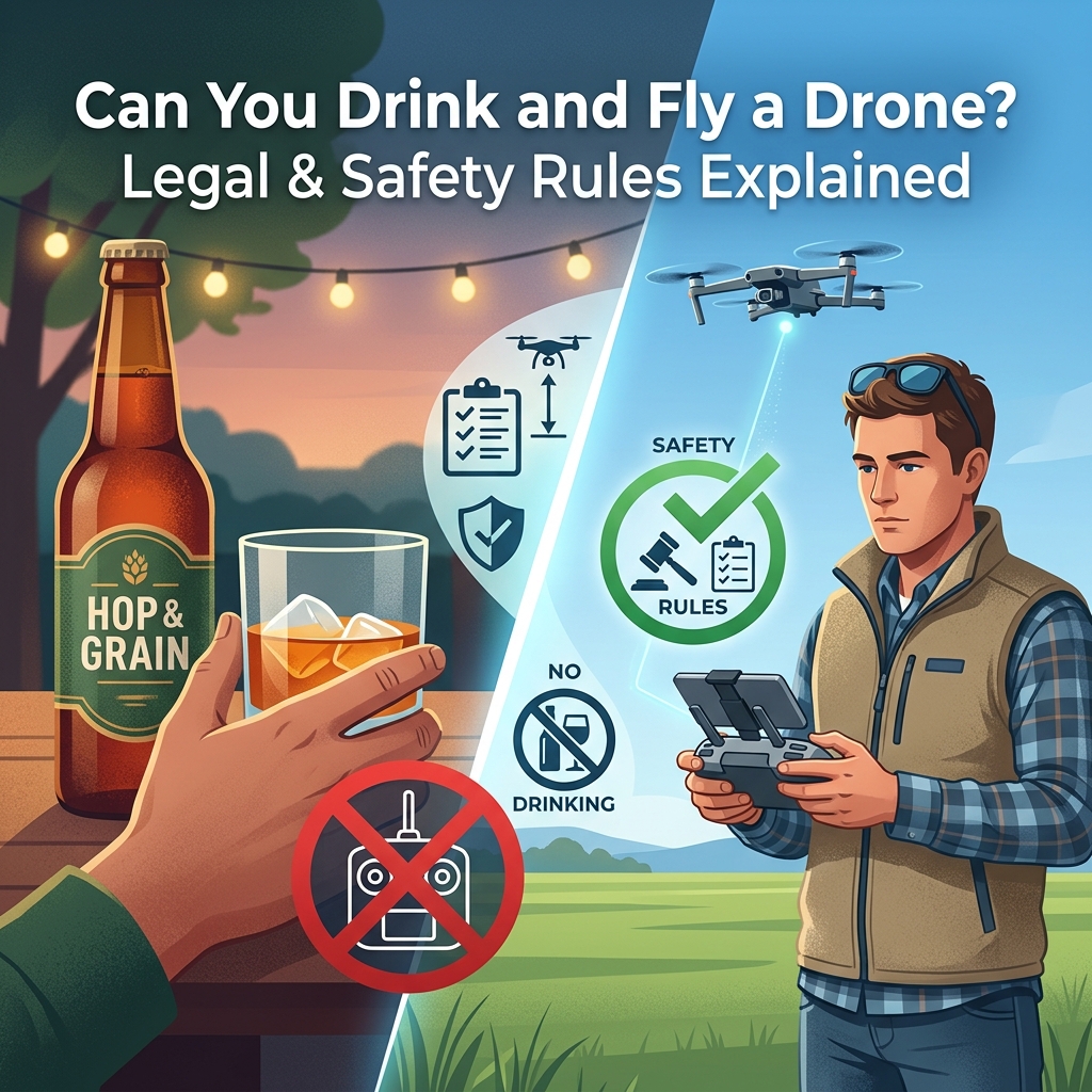 A practical guide to how alcohol and drug rules apply to recreational and commercial drone pilots in the United States.