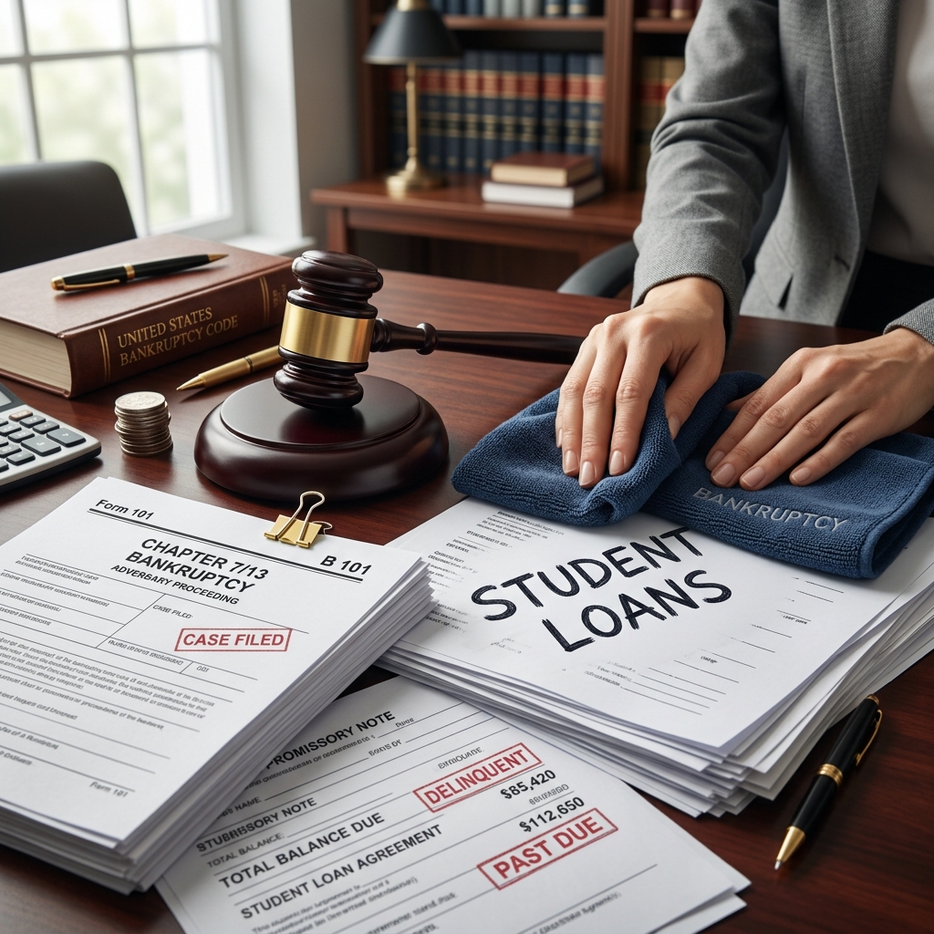 Understanding when student loans can be erased in bankruptcy, and how new federal guidance is changing the odds for borrowers.